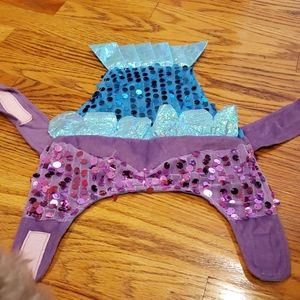 Dog costume , mermaid costume